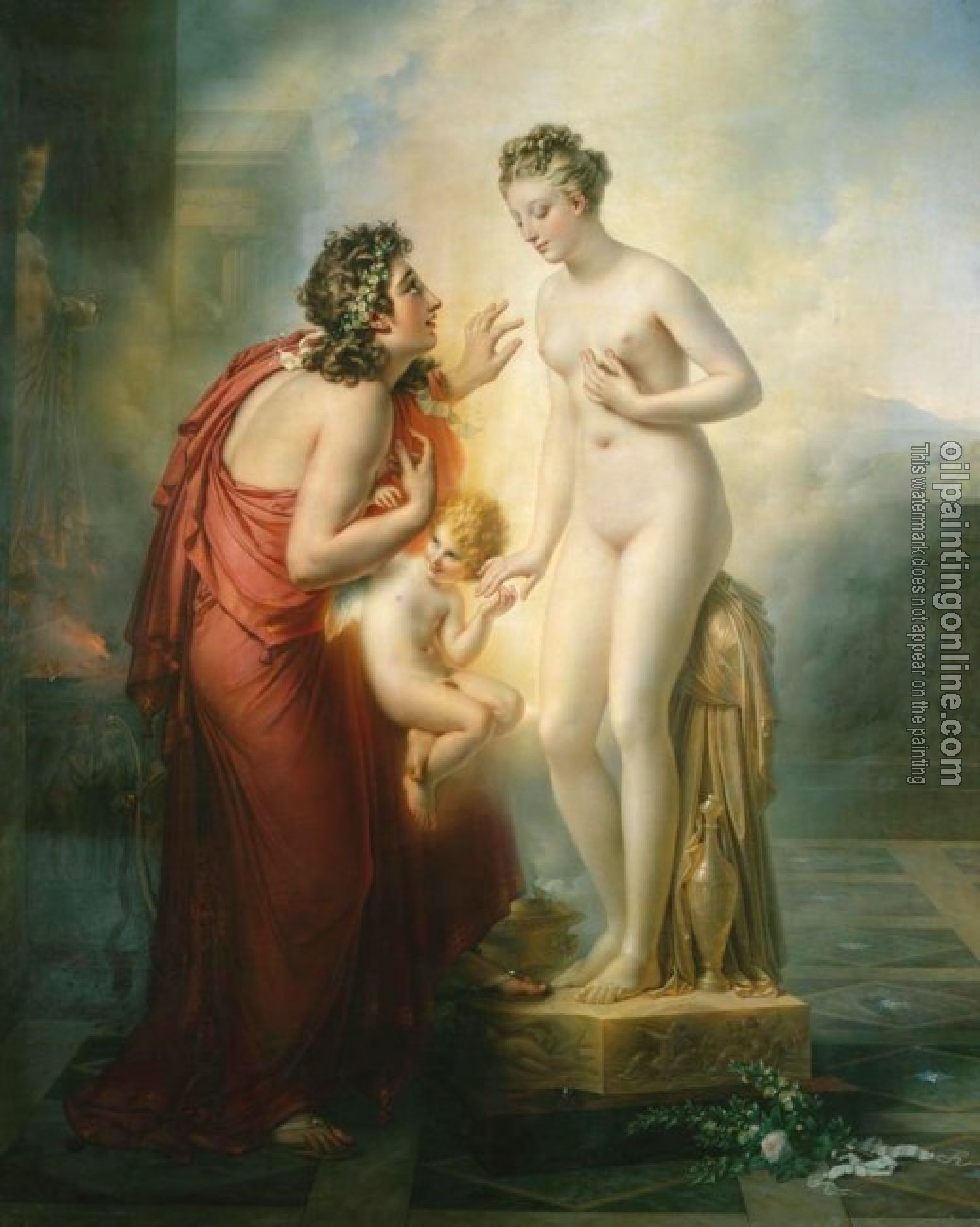 Anne-Louis Girodet de Roussy-Trioson - Pygmalion